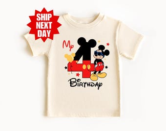 Mickey 4th Birthday Shirt, My 4th Birthday Shirt, Birthday Boy Shirt, Mickey Birthday Shirt, Disney Birthday Shirt, Kids Birthday Shirt
