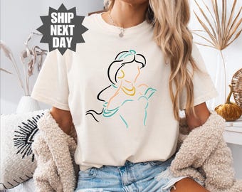 Disney Jasmine Shirt, Vintage Jasmine Shirt, Princess Shirt, Disney Princess Sweatshirt, Princess Jasmine Shirt, Disney Girls Trip Shirt