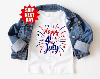 Happy 4th of July Shirt, 4th of July Shirt, Patriotic Shirt, Independence Day Shirt, Freedom Shirt, Fourth Of July Shirt, Kids 4th of July
