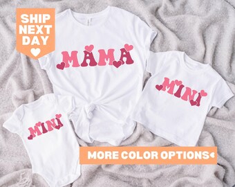 Mama Mini Shirt, Matching Mommy and Me Shirt, Mama Mini Matching Shirt, New Mom Shirt, Mother and Daughter Outfits, Mama Shirt, Mini T-Shirt