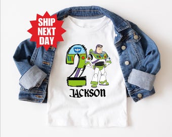 Buzz Lightyear Birthday Shirt, Toy Story Custom Birthday Shirt, Personalized Disney Birthday T-Shirt, Disney Toy Story Shirt, Buzz Lightyear