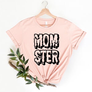 Momster Shirt, Mom Halloween Shirt, Funny Mom Shirt, Halloween Shirt, Funny Halloween Shirt, Momster Sweatshirt, Mom Shirt, Spooky Vibes image 4