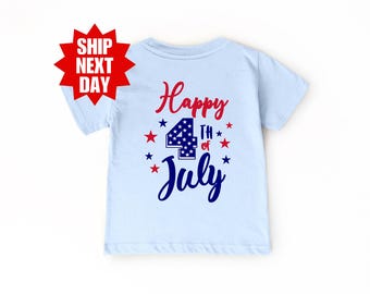 Happy 4th of July Shirt, 4th of July Shirt, Patriotic Shirt, Kids 4th of July, Independence Day Shirt, Freedom Shirt, Fourth Of July Shirt