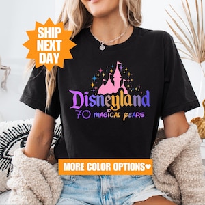 Disneyland 70th Anniversary Shirt, Disney Family Matching Shirt, Disney Family Vacation Shirt, 70 Years of Magic Shirt, Disney Mickey Shirt