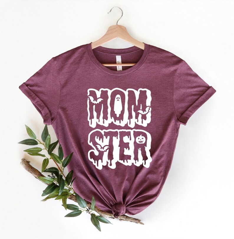 Momster Shirt, Mom Halloween Shirt, Funny Mom Shirt, Halloween Shirt, Funny Halloween Shirt, Momster Sweatshirt, Mom Shirt, Spooky Vibes image 3