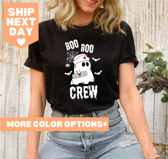 Boo Boo Crew Shirt, Nurse Halloween Shirt, Nurse Fall Shirt, Spooky Nurse Shirt, Gift for Nurse, Pumpkin Nurse Shirt, Nurse Crew Shirt