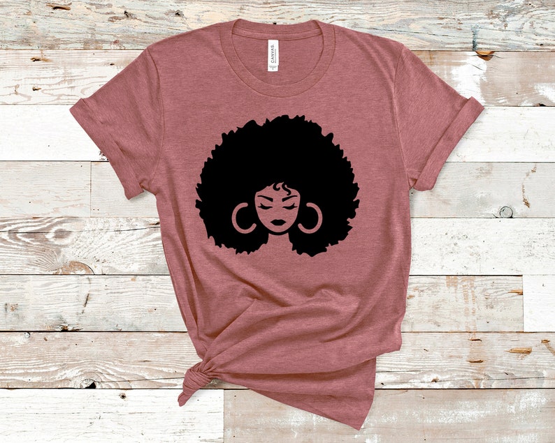 Afro Woman, Afrocentric Shirts, Afro Praying Shirt image 1