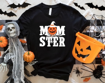 Momster Shirt, Mom Halloween Shirt, Funny Mom Shirt, Halloween Shirt, Funny Halloween Shirt, Momster Sweatshirt, Mom Shirt, Spooky Vibes