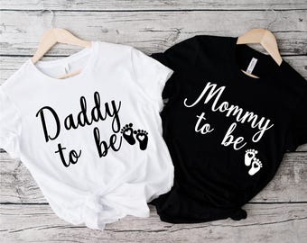Mommy To Be Shirt, Daddy To Be Shirt, Pregnancy Announcement Shirts, Pregnancy Shirt,Gift For New Mom, Baby Reveal Shirt, Baby Shower Shirts