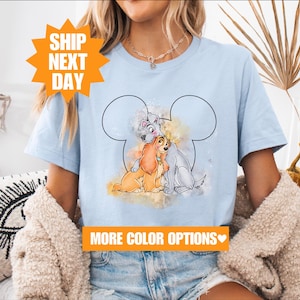 Lady And The Tramp Couple Shirt, Disney Couple Shirts, Disney Family Shirts, Disney Matching Shirt, Disney Halloween Shirt, Lady And Tramp