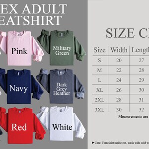 a women's size chart for a long sleeve shirt