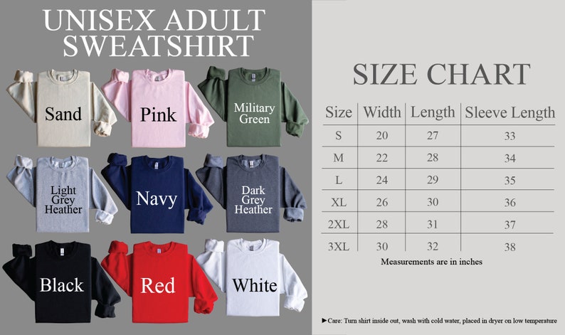 a women's size chart for a long sleeve shirt