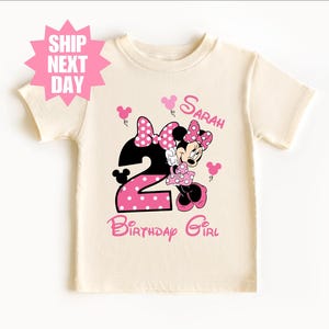 Minnie 2nd Birthday Shirt, Birthday Girl Shirt, Minnie Birthday Shirt, Disney Birthday Shirt, Kids Birthday Shirt, My 2nd Birthday Shirt