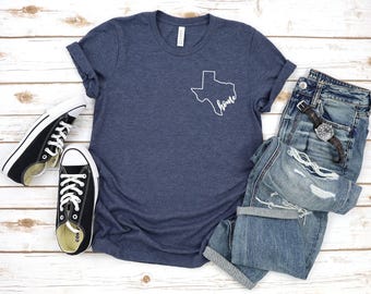 Texas Home Shirt, Texas Shirt, Texas Flag T-shirt, Texas Lovers, southern, State T-shirt,Gift for Girl, Gift for her,Gift for him, Texas Tee