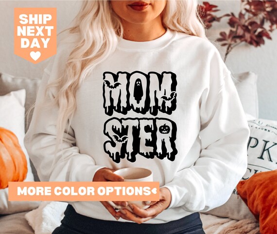 Momster Shirt, Mom Halloween Shirt, Funny Mom Shirt, Halloween Shirt, Funny Halloween Shirt, Momster Sweatshirt, Mom Shirt, Spooky Vibes