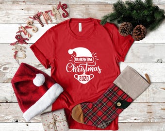 Merry Quarantine Christmas 2020, Merry Christmas Shirts, Merry Christmas 2020 T-Shirt, Christmas 2020 Shirt, Quarantine Christmas 2020