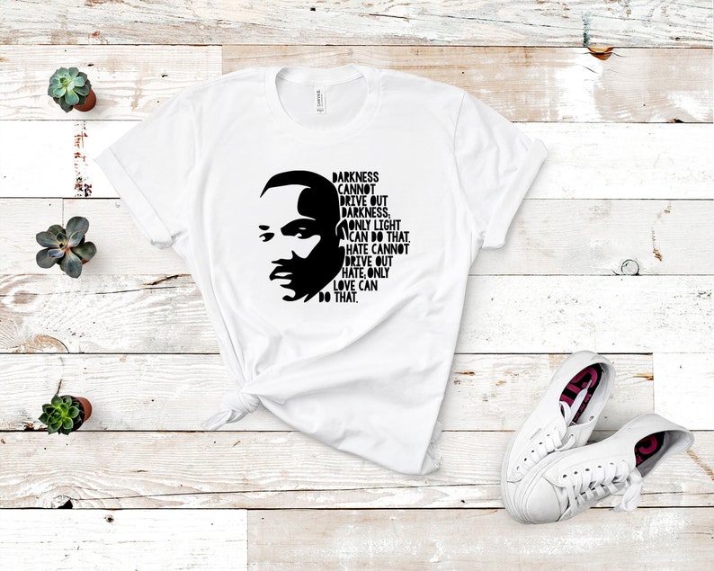 MLK Shirt MLK Quote Dr Martin Luther King Jr Black - Etsy