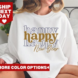 Happy New Year Shirt, New Year 2024 Shirt, Happy New Year 2024 Gift, New Year&#39;s Eve Shirt, Hello 2024 Shirt, New Year Party Shirt, 2024 Tee