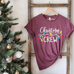 Christmas Crew Shirt, Family Christmas Pajamas, Family Christmas Shirts, Christmas Shirt, Christmas Lights Shirt,Christmas Family Crew Shirt image 5