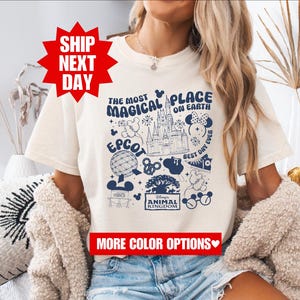 The Most Magical Place On Earth Shirt, Happiest Place On Earth Shirt, Disney World Shirt, Disney Vacation Shirt, Magic Kingdom Shirt, Epcot