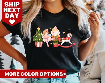 Nutcracker Shirt, Christmas Nutcracker Shirt, Lets Get Crackin Shirt, Retro Nutcracker Shirt, Christmas Family Shirt,Vintage Christmas Shirt