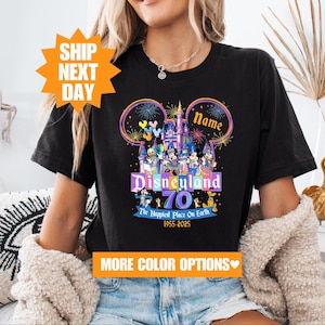 Disneyland 70th Anniversary Shirt, Mickey and Friends Shirt, Disney Family Vacation Shirt, Disney Custom Shirt, Disney Family Matching Shirt