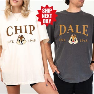Comfort Colors® Chip and Dale Shirt, Disney Couple Shirts, Double Trouble Shirt, Disney Family Shirts, Disney Matching Shirt, Disney Shirt