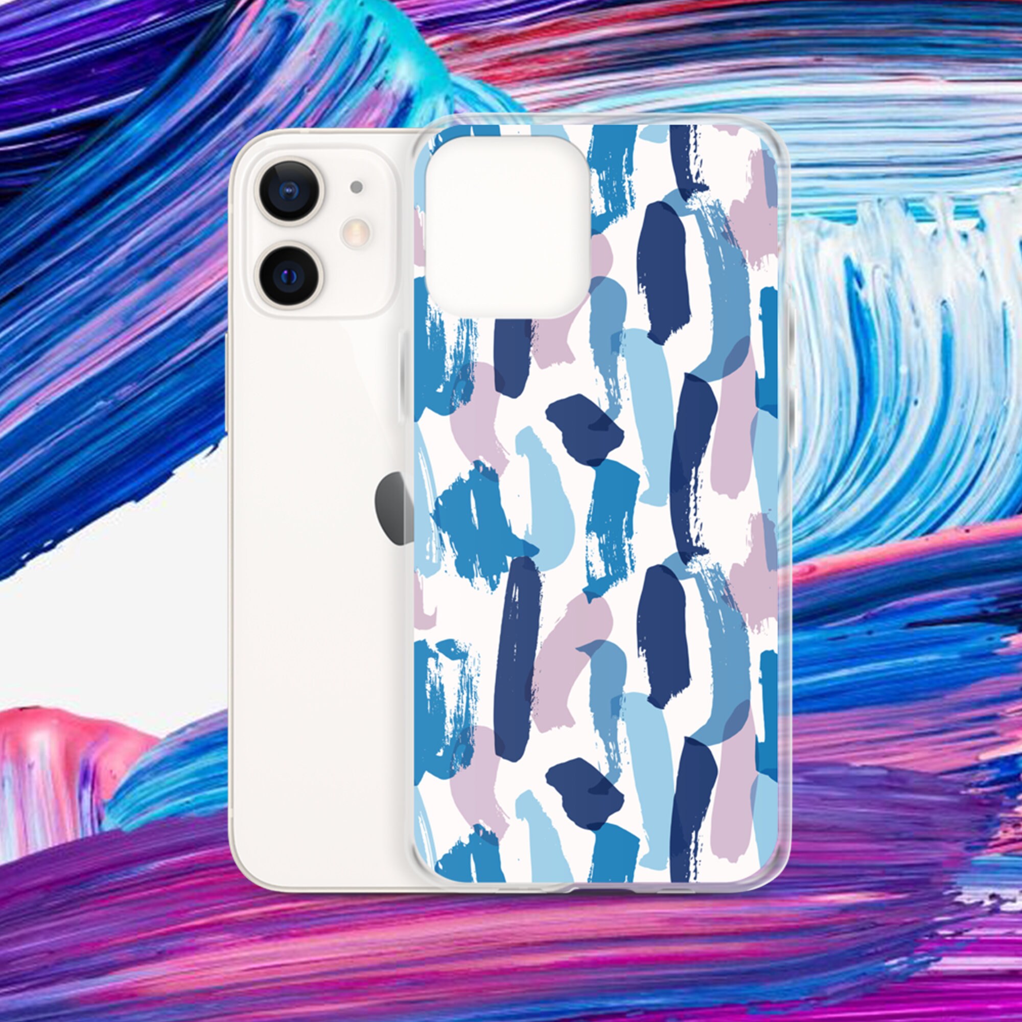 Artsy iPhone 11 Case / Paint Strokes iPhone Case For Her / Etsy