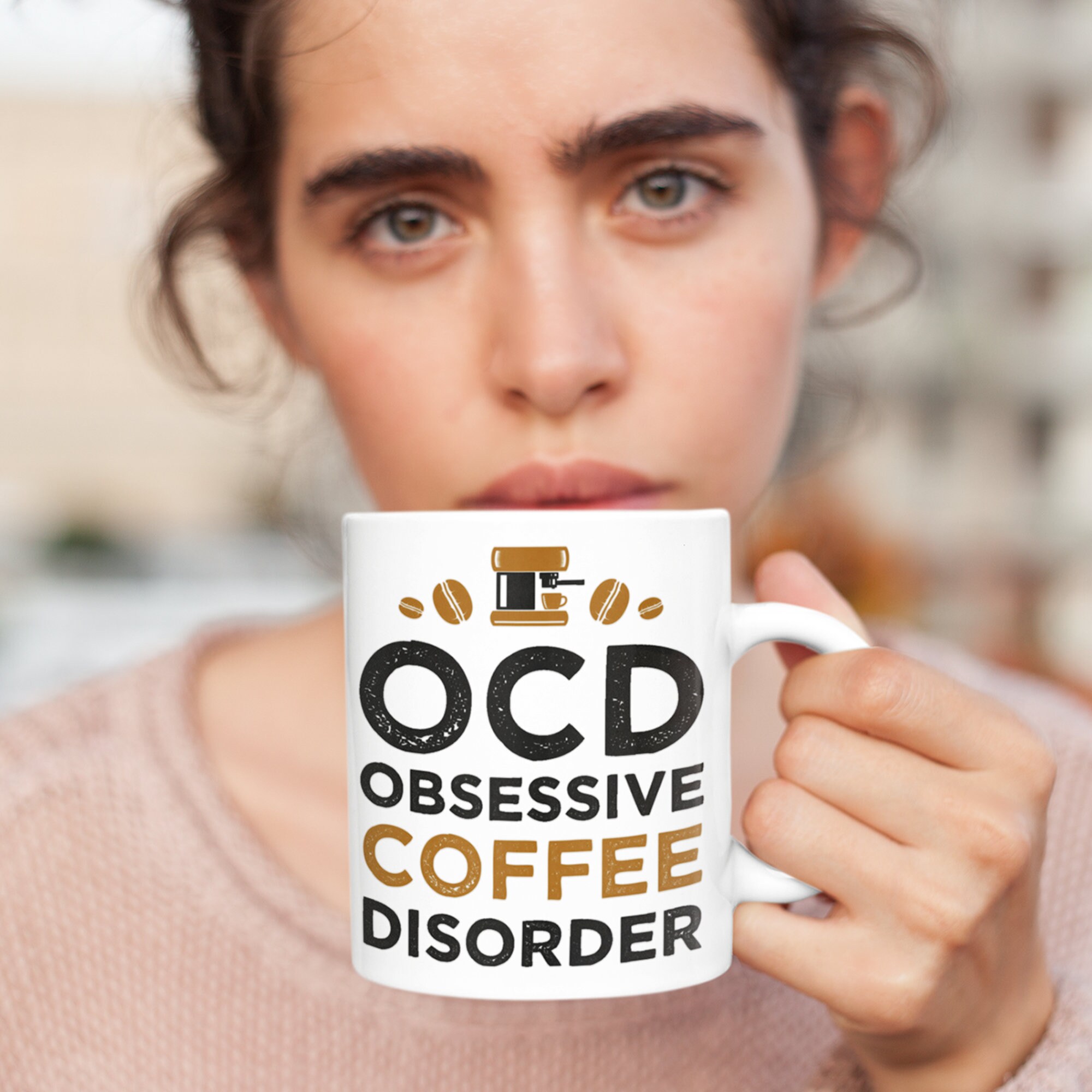 Mental Health Mug / Obsessive Coffee Disorder 15oz Coffee Mug Etsy