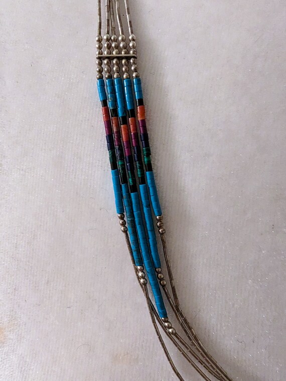 Vintage Native American Navajo Sterling Silver Tu… - image 4