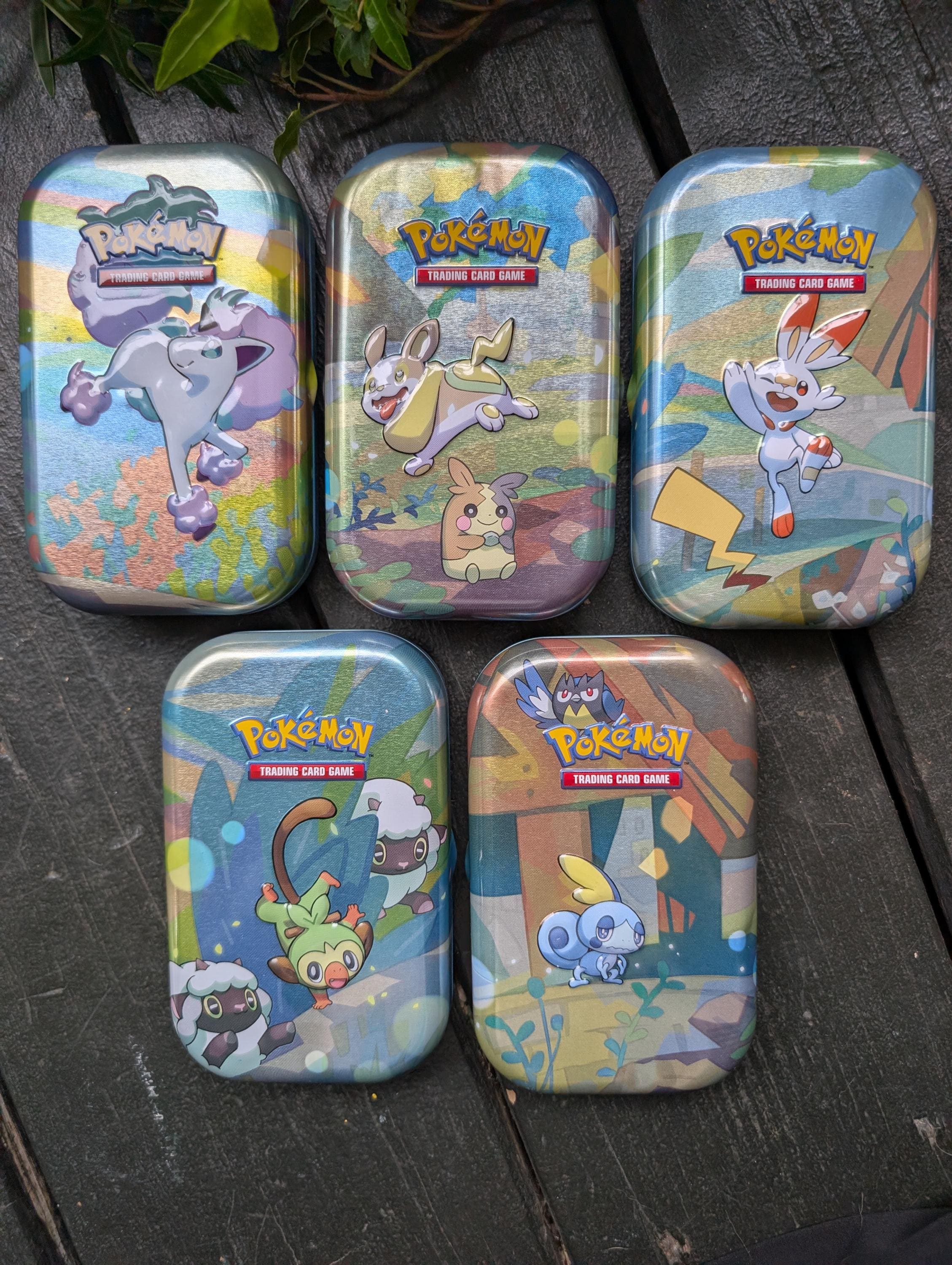 Empty Pokemon Pokémon Sword & Shield Mini Tins – EMPTY – Assorted Pokémon ...