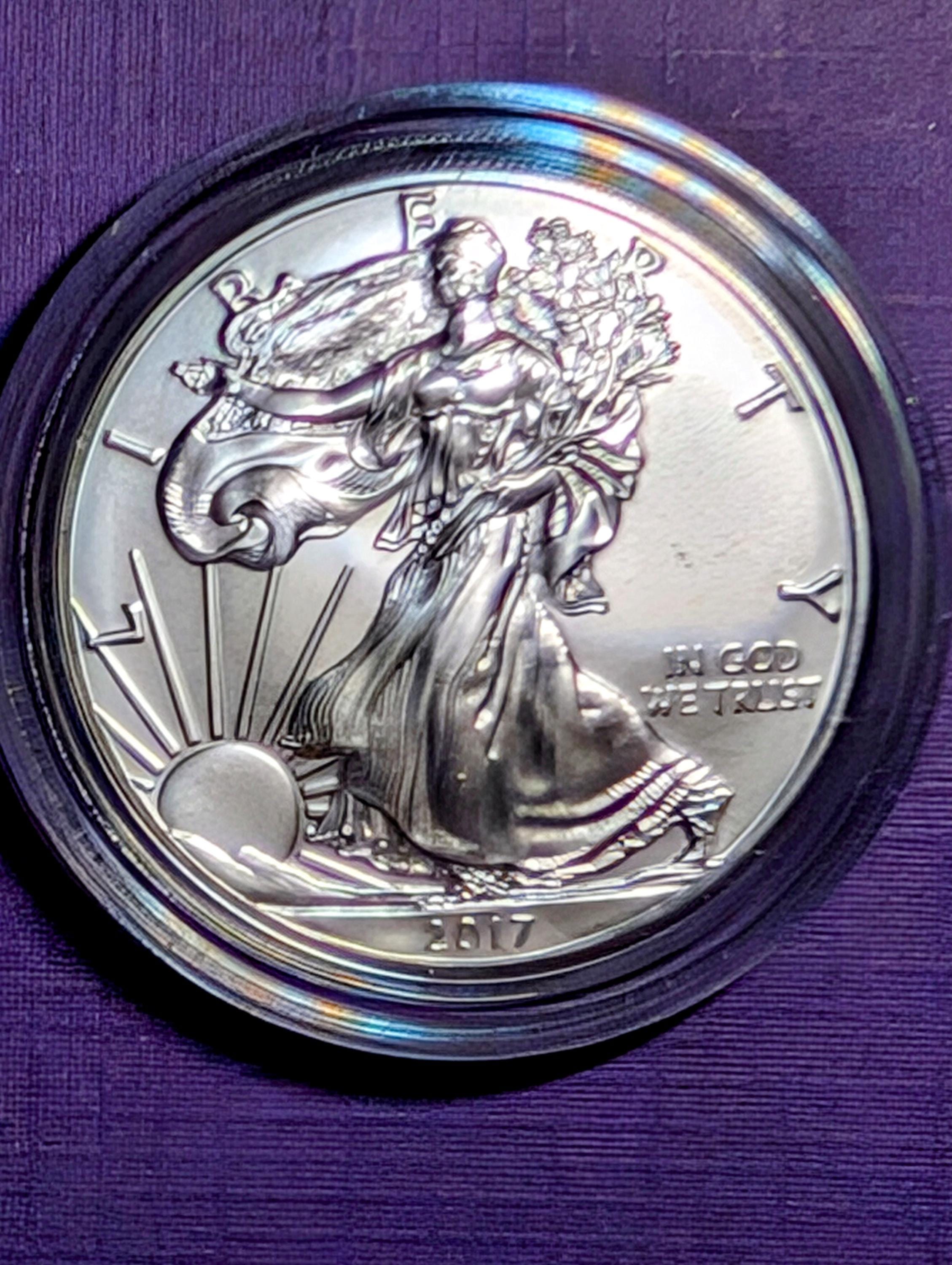2017 American Silver Eagle 1 Coin – 1 oz .999 Fine Silver | Brilliant Uncirculated (BU) | U.S. Mint Bullion