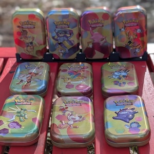 Pokémon 151 Mini Tins (Empty) – Official Collector Tins – Trading Card Collectible