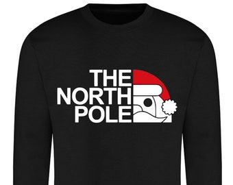 Christmas Jumper The North Pole Jumper xmas jumpers xmas gift for him gift for her