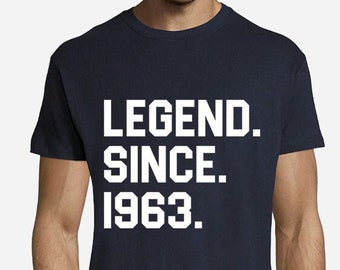 Legende sinds 1963 T-shirt - 60e verjaardagscadeau, 60e verjaardag T-shirt, 1963 60e verjaardagscadeau, 60e verjaardagsidee, 1963 60e cadeau