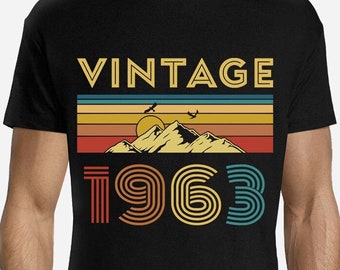 Limited Edition verjaardag T-shirt | 60e verjaardagscadeau | 1963 verjaardagsshirt | 1963 T-shirt | 60e verjaardagscadeau voor vrouwen | 1963 60e geschenk