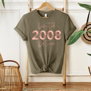 18th Birthday T-Shirt: Limited Edition, Soft Cotton GREEN