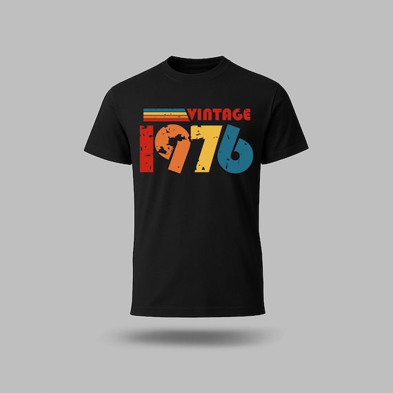 Vintage 1976 50th Birthday T Shirt 2026 fifty gift ideas