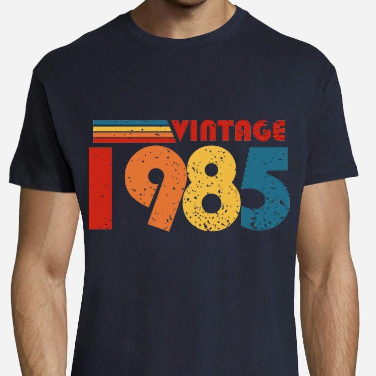 40th Birthday T-shirt, 1985 T-shirt, Birthday Gift for Women, Gift for Men Happy Birthday T Shirt, Birthday T-shirt Gift