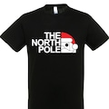 Christmas t-shirt The North Pole shirt product logo