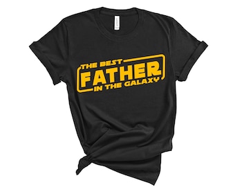 Father in the Galaxy T-Shirt: Cotton Dad Tee