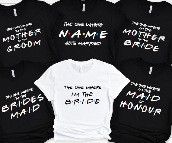 Personalized Hen Party T-Shirts: Bride Squad, Bridal Party Tees