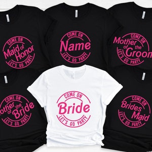 Personalised Hen Party T Shirts, Team Bride T Shirt, Hen Party Shirts, Bachelorette Party Shirts, Bachelorette Shirts, Bachelorette Gifts