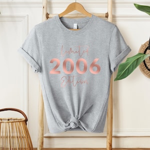 18.Geburtstag Geschenk Mädchen, 18.Geburtstag Shirt, 18.Geburtstag T-Shirt GREY