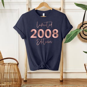 18th Birthday T-Shirt: Limited Edition, Soft Cotton NAVY