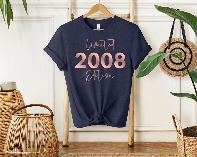 18th Birthday T-Shirt: Limited Edition, Soft Cotton NAVY