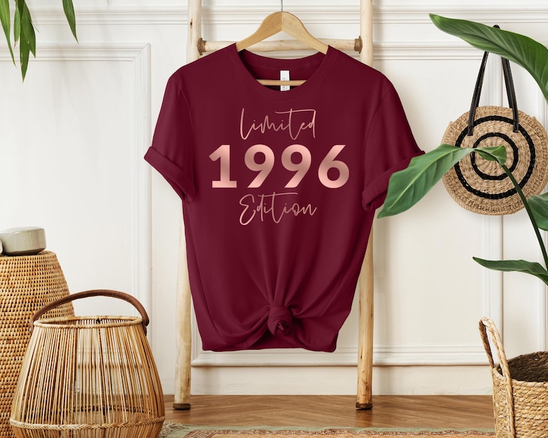 30th Birthday T-Shirt Gift: Ultra-Soft Cotton, Unisex Fit maroon