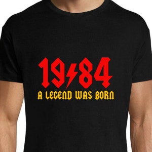 40th Birthday T-shirt, 1984 T-shirt, Birthday Gift for Women, Gift for Men Happy Birthday T Shirt, Birthday T-shirt Gift.