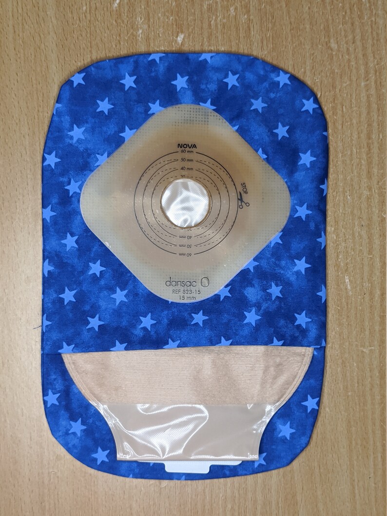 Blue Stars Stoma Cover Ostomy bag cover colostomy Cover Etsy