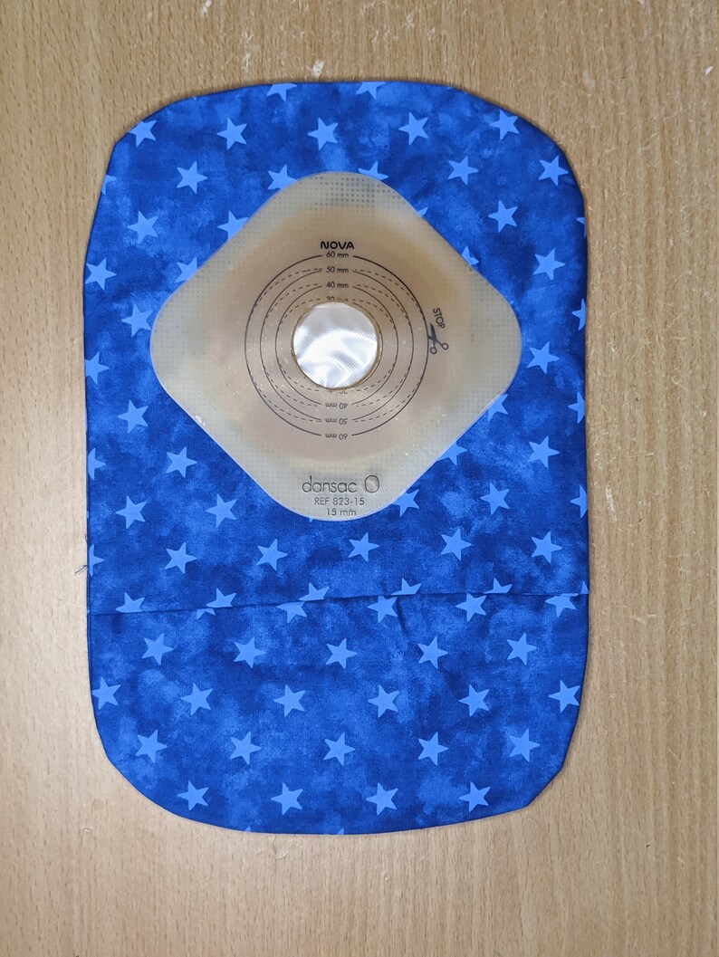 Blue Stars Stoma Cover Ostomy bag cover colostomy Cover Etsy
